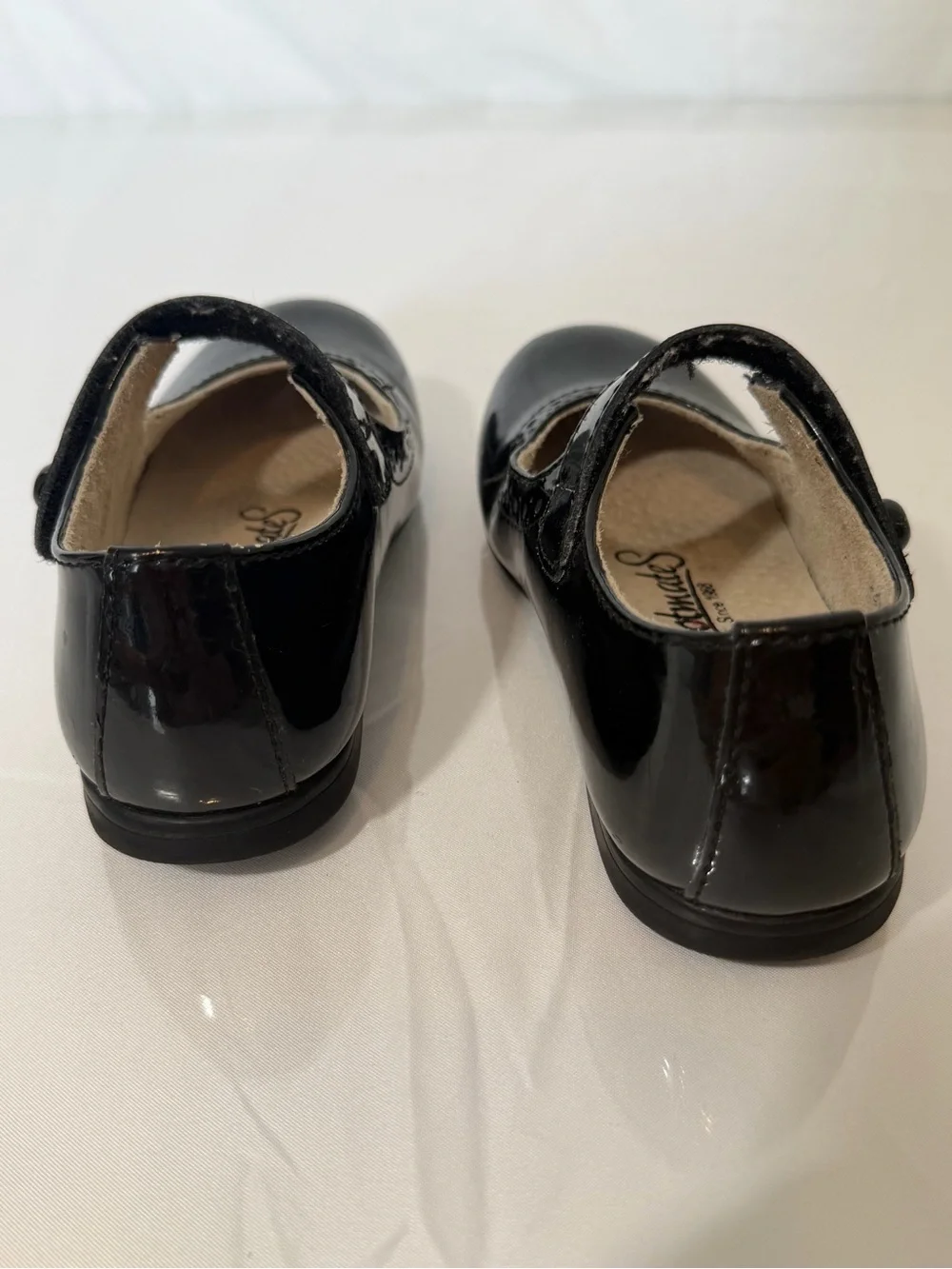 🖤 FootMates Girls Black Patent Mary Jane Dress Shoes | Size 10.5 🖤